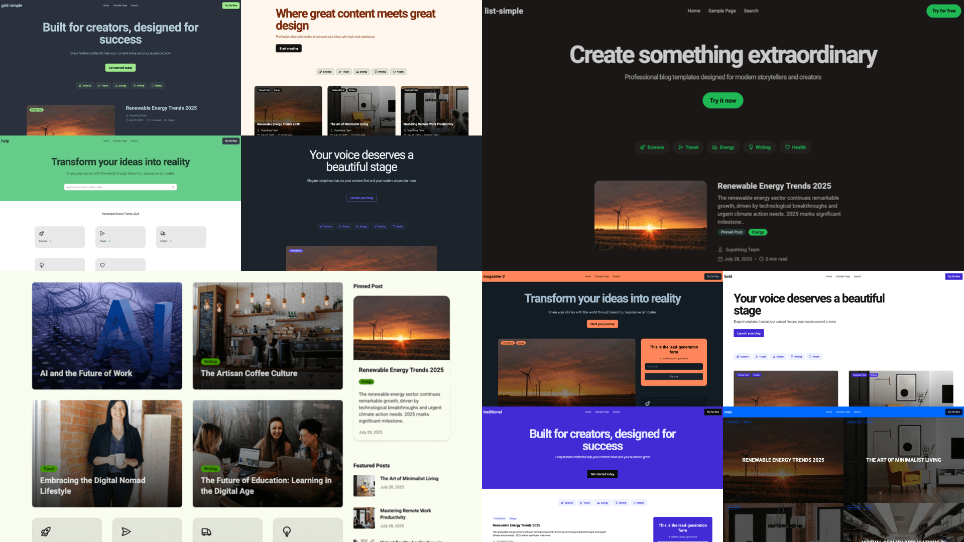 superblog homepage
