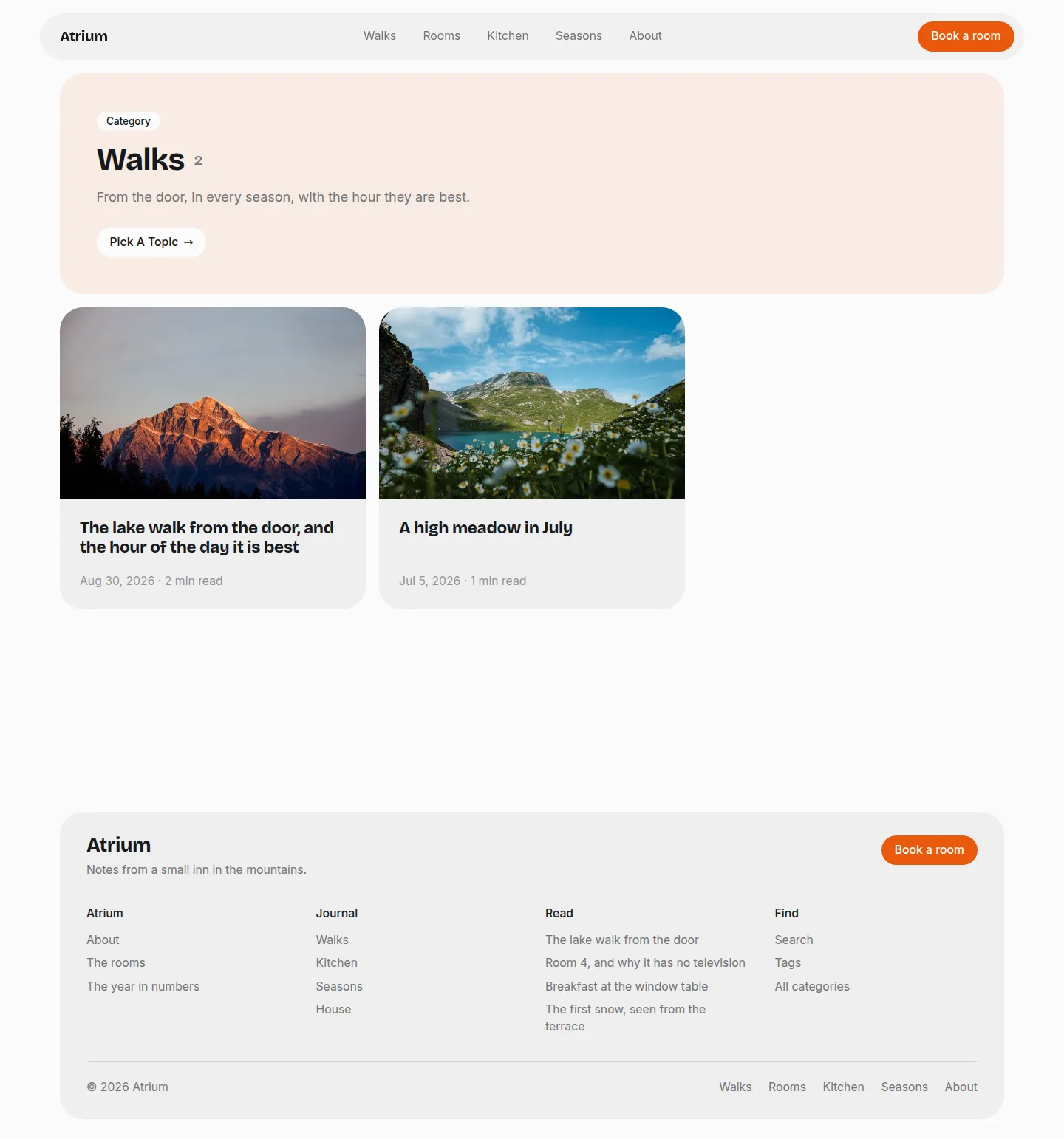 atrium category page in light mode